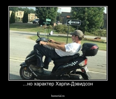 ...но характер Харли-Дэвидсон