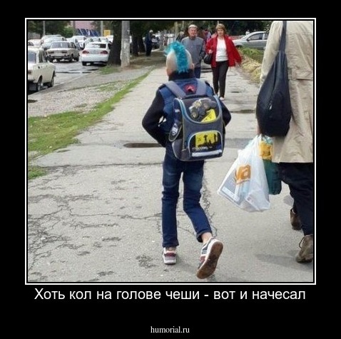 Хоть кол на голове чеши - вот и начесал