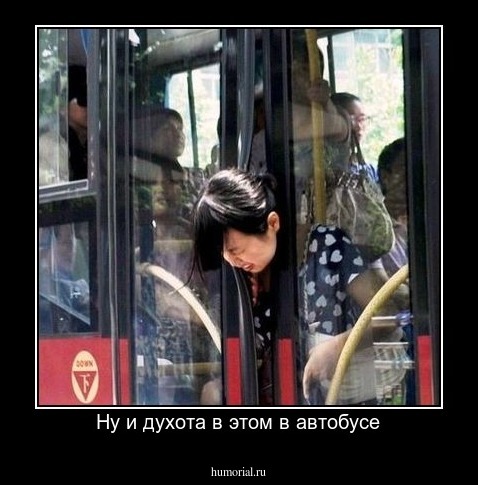 Ну и духота в этом в автобусе