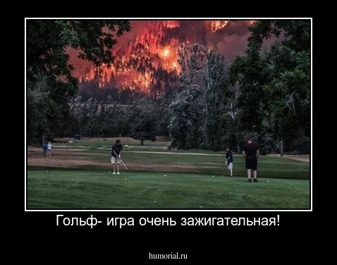 Гольф- игра очень зажигательная!