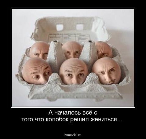 А началось всё с того,что колобок решил жениться...