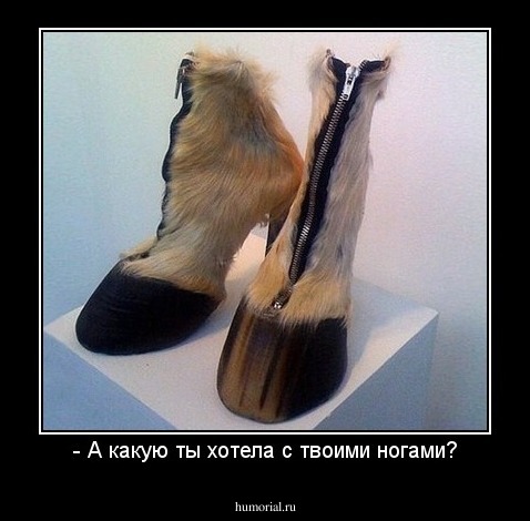 - А какую ты хотела с твоими ногами?