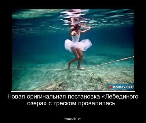 Новая оригинальная постановка «Лебединого озера» с треском провалилась.