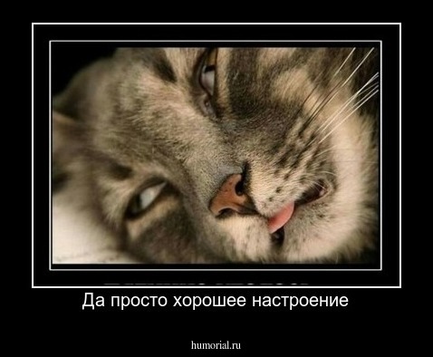 Да просто хорошее настроение