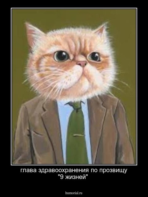 глава здравоохранения по прозвищу "9 жизней"
