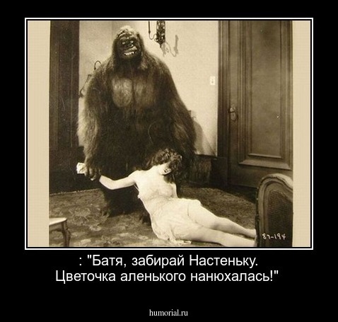 : "Батя, забирай Настеньку. Цветочка аленького нанюхалась!"