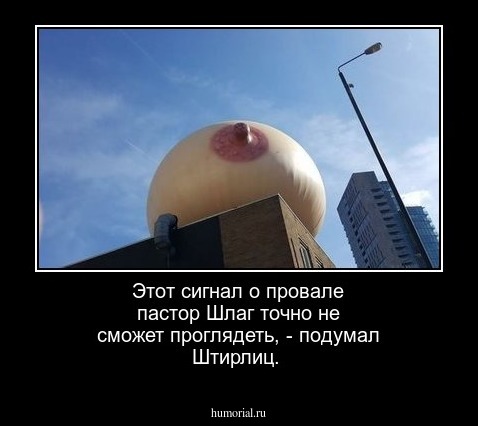 Этот сигнал о провале пастор Шлаг точно не сможет проглядеть, - подумал Штирлиц.