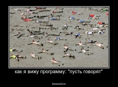 как я вижу программу: "пусть говорят"