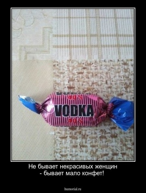 Не бывает некрасивых женщин - бывает мало конфет!