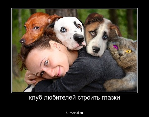 клуб любителей строить глазки