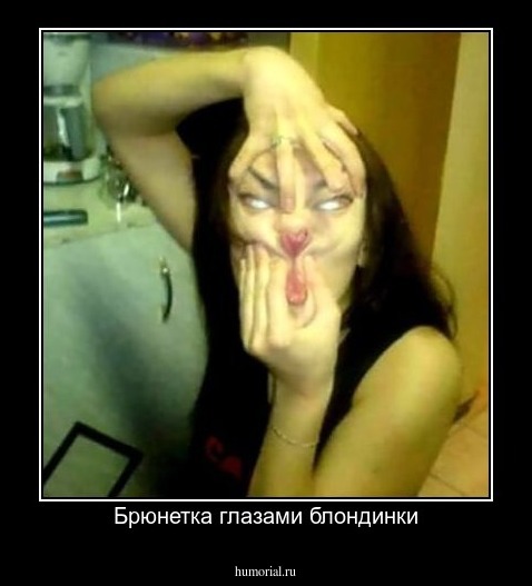 Брюнетка глазами блондинки