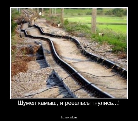 Шумел камыш, и рееельсы гнулись...!