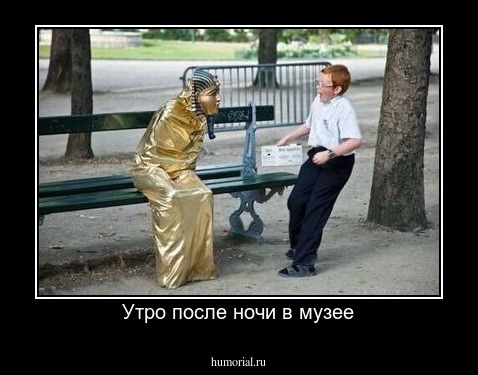 Утро после ночи в музее