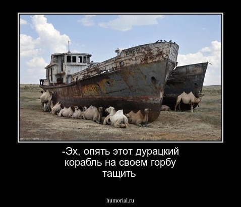 -Эх, опять этот дурацкий корабль на своем горбу тащить