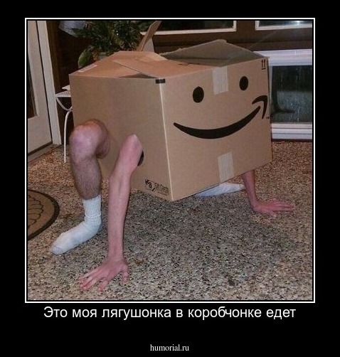 Это моя лягушонка в коробчонке едет