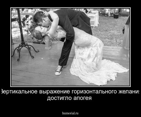 Вертикальное выражение горизонтального желания достигло апогея