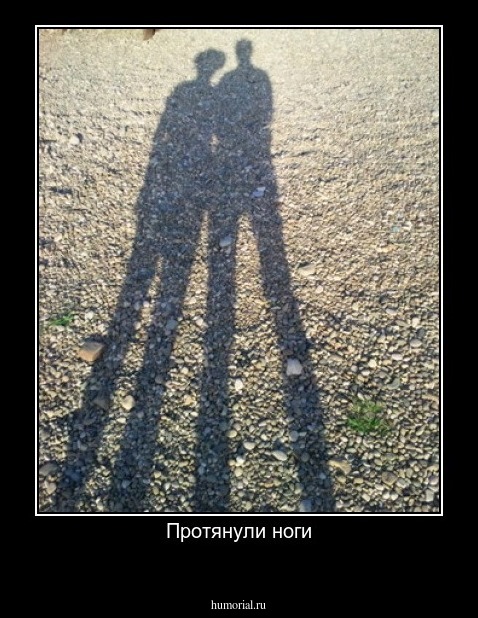 Протянули ноги
