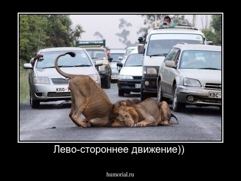 Лево-стороннее движение)) 