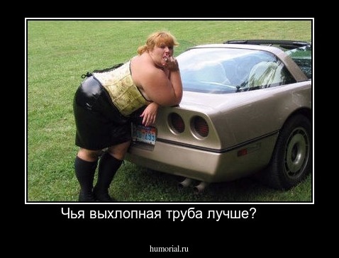 Чья выхлопная труба лучше?     