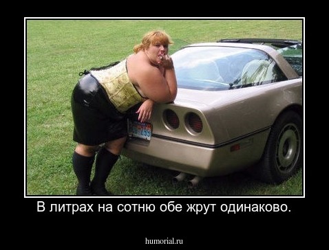 В литрах на сотню обе жрут одинаково.