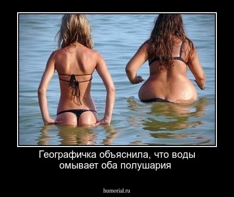 Географичка объяснила, что воды омывает оба полушария