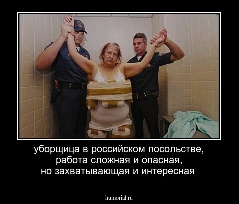 уборщица в российском посольстве, работа сложная и опасная, но захватывающая и интересная