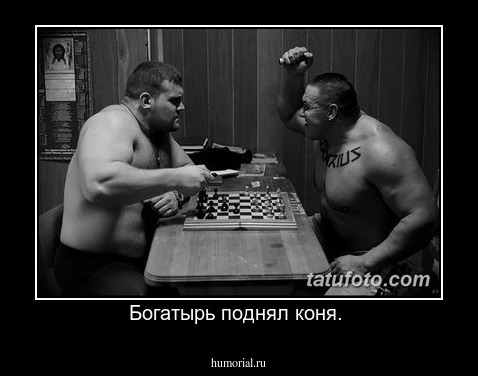 Богатырь поднял коня. 