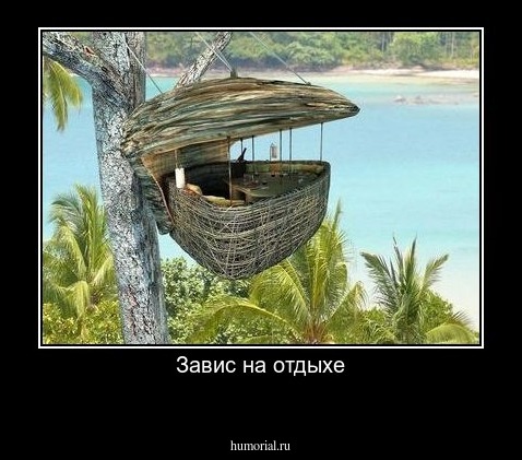 Завис на отдыхе
