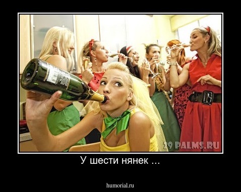 У шести нянек ...
