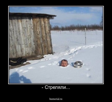 - Стреляли...