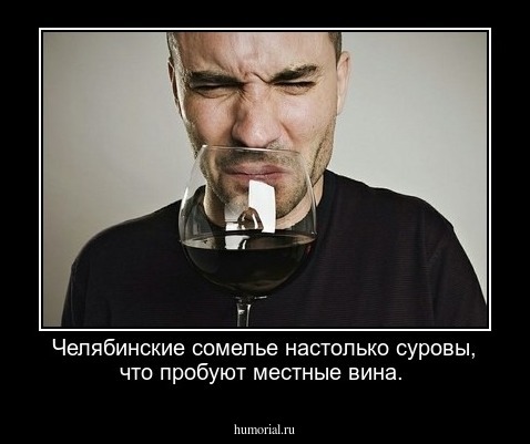 Челябинские сомелье настолько суровы, что пробуют местные вина.