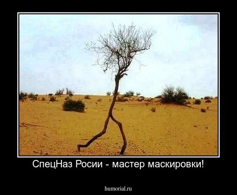 СпецНаз Росии - мастер маскировки!