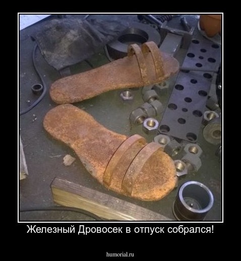Железный Дровосек в отпуск собрался!
