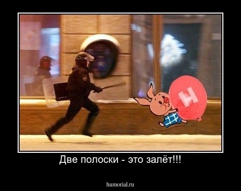 Две полоски - это залёт!!!