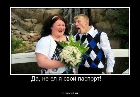 Да, не ел я свой паспорт!    