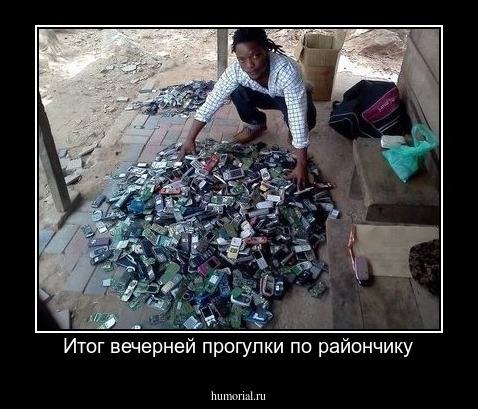 Итог вечерней прогулки по райончику