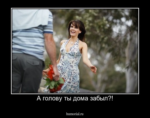А голову ты дома забыл?!