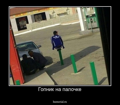 Гопник на палочке