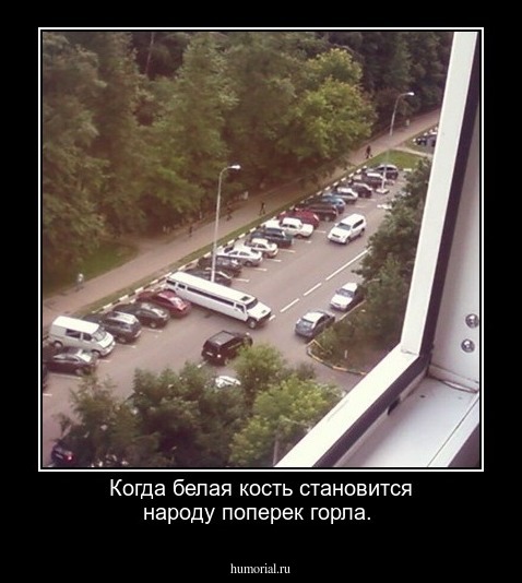 Когда белая кость становится народу поперек горла.