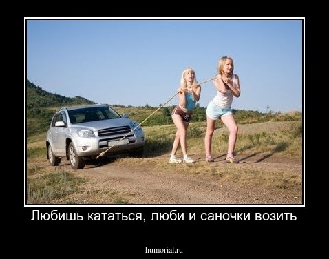 Любишь кататься, люби и саночки возить