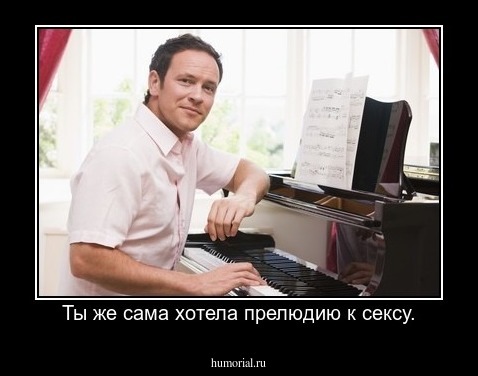 Ты же сама хотела прелюдию к сексу.