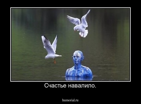 Счастье навалило.