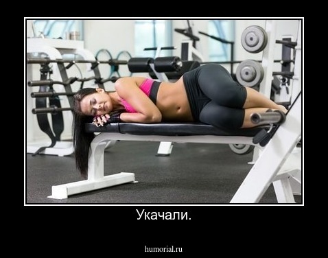 Укачали.
