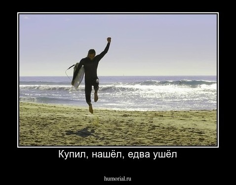 Купил, нашёл, едва ушёл