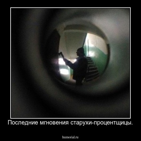Последние мгновения старухи-процентщицы.