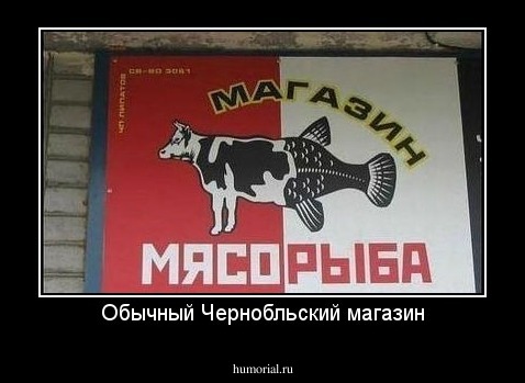 Обычный Чернобльский магазин
