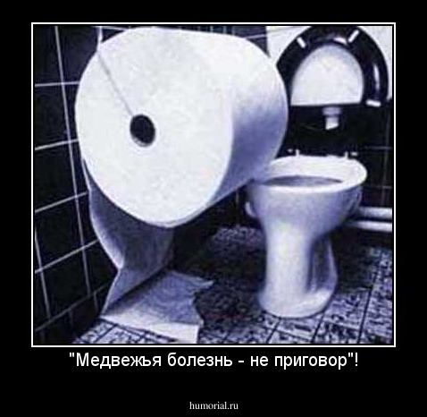 "Медвежья болезнь - не приговор"!