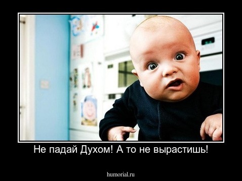 Не падай Духом! А то не вырастишь!