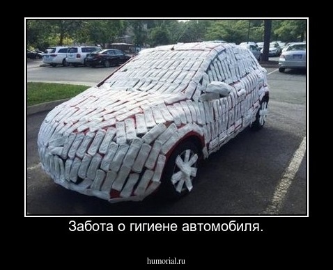 Забота о гигиене автомобиля.