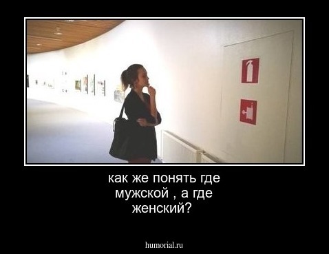 как же понять где мужской , а где женский?